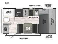 Clipper Cadet 16CFB Floorplan Image