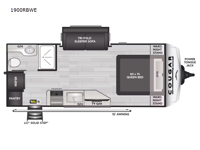 Cougar Sport 1900RBWE Floorplan Image