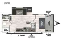 Clipper 5K Series 251RBS Floorplan Image