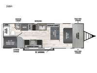 Clipper 5K Series 26BH Floorplan Image