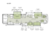 Bob Tiffin Limited Edition Bus 45 BTP Floorplan Image