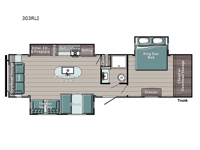 Kingsport Supreme Series 303RLI Floorplan Image