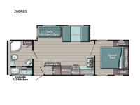 Kingsport Supreme Series 266RBS Floorplan Image