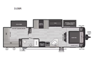 Springdale 310BR Floorplan Image