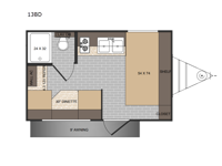 Sun Lite LTD 13BD Floorplan Image