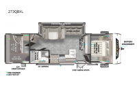 Wildwood X-Lite 273QBXL Floorplan
