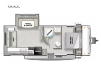 Wildwood X-Lite T241RLXL Floorplan Image