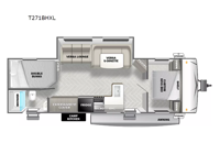 Wildwood X-Lite T271BHXL Floorplan Image