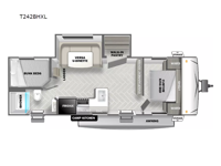 Wildwood X-Lite T242BHXL Floorplan Image