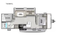 Wildwood X-Lite T263BHXL Floorplan Image