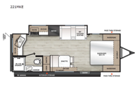 Catalina Summit Series 8 221MKE Floorplan Image