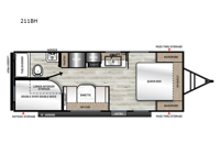 Catalina Summit Series 8 211BH Floorplan Image