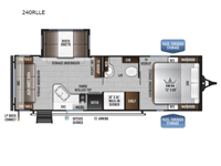 Della Terra LE 240RLLE Floorplan Image