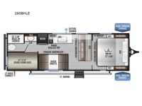 Della Terra LE 260BHLE Floorplan Image