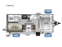 Della Terra LE 170BHSLE Floorplan Image