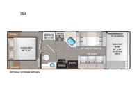 Four Winds 28A Chevy Floorplan Image