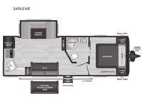 Hideout 24RKSWE Floorplan Image