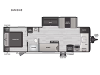 Hideout 26FKSWE Floorplan Image