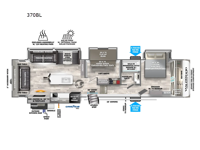 Wildwood Heritage Glen 370BL Floorplan Image