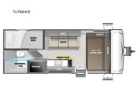 Wildwood Select T175BHCE Floorplan Image