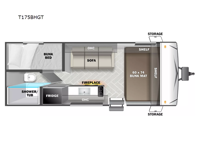 Wildwood Select T175BHGT Floorplan Image