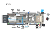 Wildwood FSX 270RTK Floorplan Image