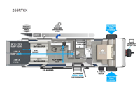 Wildwood FSX 265RTKX Floorplan Image