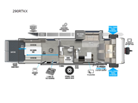 Wildwood FSX 290RTKX Floorplan Image