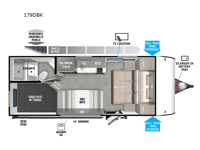 Wildwood FSX 179DBK Floorplan Image