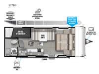 Wildwood FSX 177BH Floorplan Image