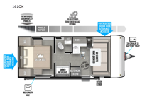 Wildwood FSX 161QK Floorplan Image