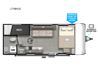 Wildwood FSX 174BHLE Floorplan Image