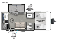 Wildwood FSX 165VIEW Floorplan Image