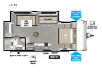 Wildwood FSX 191SS Floorplan Image