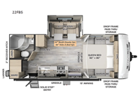 Flagstaff Micro Lite 22FBS Floorplan Image