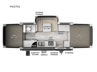 Flagstaff High Wall HW27KS Floorplan Image