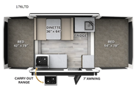 Flagstaff Limited Series 176LTD Floorplan Image