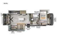 Flagstaff Classic 361RL Floorplan Image