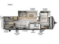 Flagstaff Super Lite 29BHS Floorplan Image