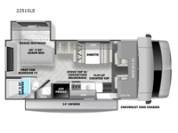 Forester LE 2251SLE Ford Floorplan Image