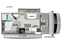 Forester LE 2151SLE Ford Floorplan Image