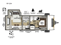 R Pod RP-204 Floorplan Image