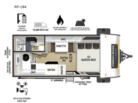 R Pod RP-194 Floorplan Image