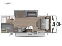 Jay Flight SLX 261BHS Floorplan Image