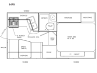 Adventurer 86FB Floorplan Image