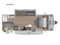 Jay Flight 267BHSW Floorplan Image