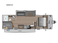 Jay Flight 286BHSW Floorplan Image