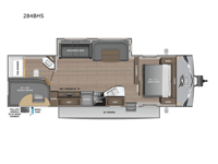 Jay Flight 284BHS Floorplan Image