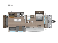 Jay Flight 334RTS Floorplan Image