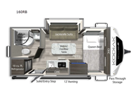 Kodiak Cub 160RB Floorplan Image